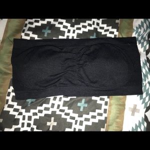 Black Bandeau Bra
